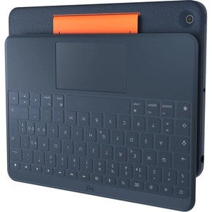 Housse/Clavier Logitech Rugged Combo 3 Touch Durci Apple iPad (7e géneration), iPad (8e génération) Tablette - Bleu classi