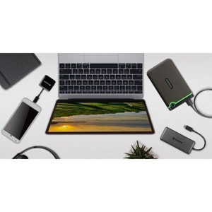 Transcend RDC3 Flash Reader - USB 3.2 (Gen 1) Type C - 100 - SDHC, SDXC, microSDHC, SD