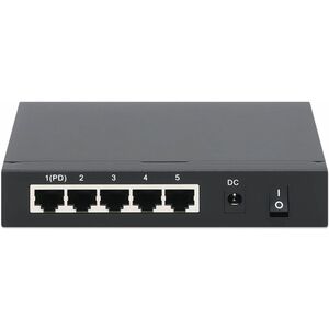 Switch con 5 puertos Gigabit alimentado por PoE, con transferencia de PoE 4 puertos PoE PSE, 1 puerto PoE PD, IEEE 802.3at