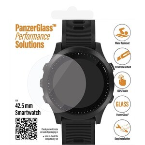 PanzerGlass Original Glass Screen Protector - Crystal Clear - For LCD Smartwatch - Shock Resistant, Water Resistant, Finge
