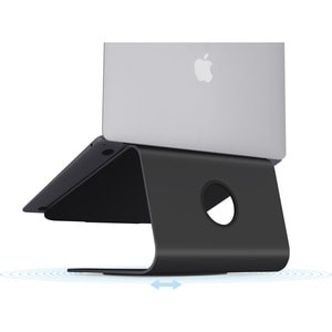 Rain Design mStand360 Laptop Stand w/ Swivel Base - Black - mStand360 with swivel base transforms your notebook into a sty