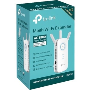 Extension pour points d'accès sans fil TP-Link RE550 - IEEE 802.11ac - 1,86 Gbit/s - 2,40 GHz, 5 GHz - 3 x Antenne(s) exte