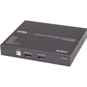 ATEN CE924 KVM Extender - Wired - 2 Computer(s) - 2 Local User(s) - 100 m Range - 4K - 4096 x 2160 Maximum Video Resolutio