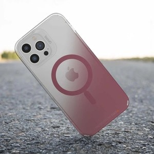 gear4 Milan Snap Hülle für Apple iPhone 13 Pro Max Smartphone - Rose - Transparent - Sturzsicher, Kratzfest, Vergilbungsbe