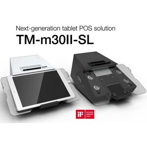 Epson TM-M30II-SL (512) Desktop Direct Thermal Printer - Monochrome - Receipt Print - Ethernet - USB - USB Host - EU - Wit