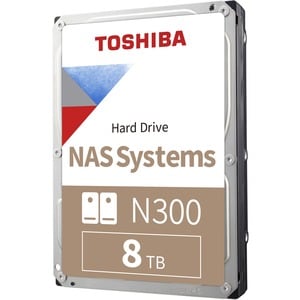 Toshiba N300 8 TB Hard Drive - 3.5" Internal - SATA (SATA/600) - Server, Storage System Device Supported - 7200rpm - 3 Yea