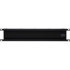 Eaton Tripp Lite Series Horizontal Cable Manager - Metal Rings, Black, 2U - Horizontal Cable Manager - Black - 2U Rack Hei