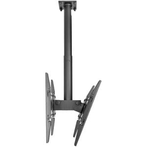 HAGOR Deckenhalterung für TV, Display - Schwarz - Höhenverstellbar - 2 Unterstützte(r) Display(s)Bildschirmgröße: 81,3 cm 