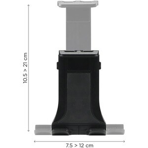 MOBILIS Universal Vehicle Mount for Tablet, Smartphone - Black