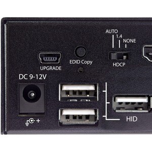 2 Port HDMI KVM-Switch - 4K 60Hz Ultra HD HDR - HDMI 2.0 KVM Umschalter - Audio (SV231HU34K6) - 2 Computer - 1 Lokaler Ben