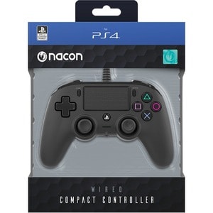 NACON Gaming Pad - Cable - USB - PlayStation 4, PC3 m Cable - Black