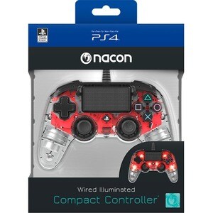 NACON Gaming Pad - Cable - USB - PC, PlayStation 43 m Cable - Light Red