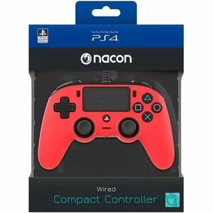 NACON Gaming Pad - Cable - USB - PlayStation 4, PC3 m Cable - Red