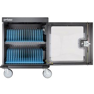 Charging Cabinet/Cart via AC Adapter (UK) x32 Devices, Trolley, Using supplied AC Adapter (power cables) included with dev
