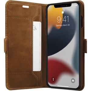 dbramante1928 ApS Copenhagen Slim Carrying Case (Wallet) Apple iPhone 13 mini Smartphone - Tan - Impact Resistant - Full G