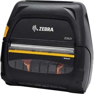 Zebra ZQ521 Mobile Direct Thermal Printer - Monochrome - Label/Receipt Print - USB - Bluetooth - Near Field Communication 