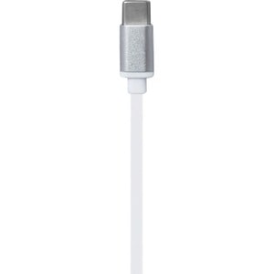 Bigben Wired Earbud Stereo Earset - White - Binaural - In-ear - 32 Ohm - 30 Hz to 16 kHz - 120 cm Cable - USB Type C
