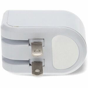 AddOn Wall Plug to USB 2.0 (A) 5V 2.4A for US White - 5 V DC Output - 2.40 A - White - 1