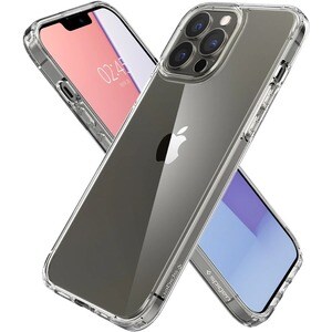 Spigen Ultra Hybrid Case for Apple iPhone 13 Pro Smartphone - Crystal Clear - Shock Absorbing, Drop Resistant - Thermoplas