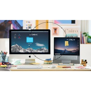 Logitech MX Keys Mini Keyboard - Wireless Connectivity - LED - English (US) - QWERTY Layout - Pale Gray - Bluetooth/RF - 1
