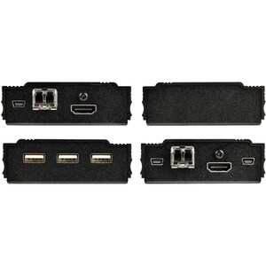 StarTech.com 4K HDMI KVM Extender over Fiber, HDMI Video & USB over Fiber, up to 984ft/300m (MultiMode), 10G MMF SFP+ Modu