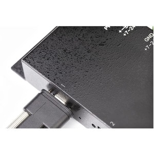 StarTech.com 4 Port USB C Hub 10Gbps, Metal Industrial USB-C Hub, 2x USB-C & 2x USB-A, ESD Surge Protection, Self-Powered 