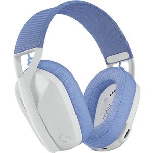 Logitech G G435 Wireless Over-the-head Stereo Gaming Headset - Off White, Lilac - Binaural - Circumaural - 1000 cm - Bluet