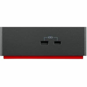 Lenovo USB Type C Docking Station for Notebook - Black - 3 Displays Supported - 3840 x 2160 - 2 x USB 2.0 - USB Type-C - 1