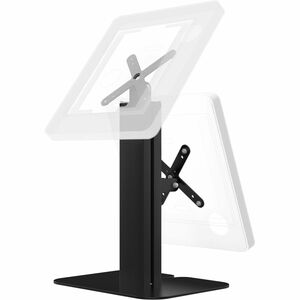 CTA Digital Dual VESA Compatible Table Mount for POS (Black) - Table, Countertop - Metal, Steel - Black - For Shop, Classr
