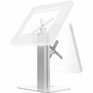 CTA Digital Dual VESA Compatible Table Mount for POS (White) - 15.40" Height x 10.20" Width x 8.70" Depth - Tabletop, Coun