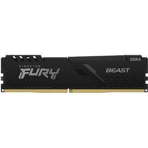 Kingston FURY Beast 128GB (4 x 32GB) DDR4 SDRAM Memory Kit - 128 GB (4 x 32GB) - DDR4-3600/PC4-28800 DDR4 SDRAM - 3600 MHz