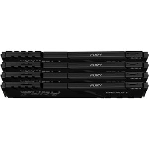 Kingston FURY Beast 64GB (4 x 16GB) DDR4 SDRAM Memory Kit - 64 GB (4 x 16GB) - DDR4-3200/PC4-25600 DDR4 SDRAM - 3200 MHz -