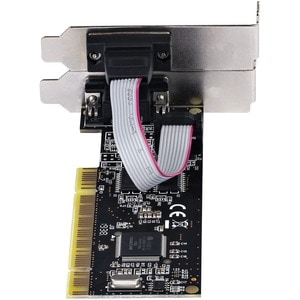 Tarjeta Adaptadora PCI de 2 Puertos Serie RS232 - Tarjeta de Expansión PCI Serial con 2 Puertos Seriales DB9 - Win/Linux -