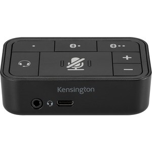 Kensington K83300WW Headset-Umschalter für Headset, Telefon, Tablet-PC, Notebook - Schwarz