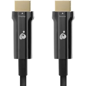 IOGEAR 10K HDMI Active Optical Cable 100 ft. - 100 ft Fiber Optic A/V Cable for Audio/Video Device, HDTV, Blu-ray Player, 