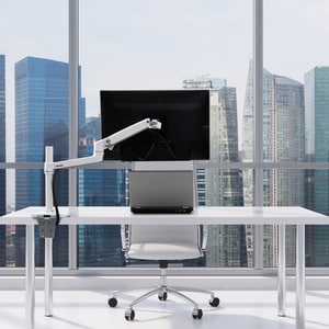 Ergotron Braço de montagem para Monitor - Branco - 1 Ecrã(s) suportado(s) - 81.3 cm (32") Suporte de ecrã - 11.34 kg Capac
