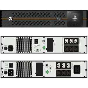 VERTIV EDGE EDGE-2200IRT2UXL Line-interactive UPS - 2.20 kVA/1.98 kW - 2U Rack/Tower - 3 Hour Recharge - 4.40 Minute Stand
