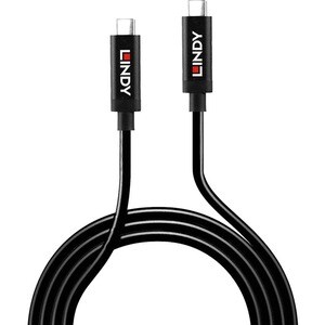 LINDY 5 m USB-C AV-/Datenkabel - Cable for Großformat-Bildschirm (Large Format Display, LFD), Touchpanel, Computer, Notebo