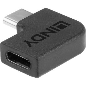LINDY Datentransferadapter - Nickel Anschluss - Golden Kontakt - Schwarz