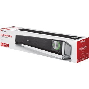 Trust Soundbar-Lautsprecher - 6 W RMS - Schwarz, Silber - USB