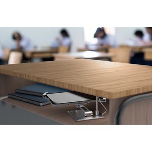 CTA Digital Universal Holder Desk Mount w/ Stylus - 7" to 14" Screen Support - Metal