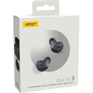 Jabra Elite 3 Earset - Mono, Stereo - True Wireless - Bluetooth - 32.8 ft - 20 Hz - 20 kHz - Earbud - Binaural - In-ear - 