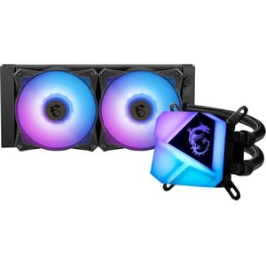 MSI Liquid Cooling MAG CoreLiquid C240 - 120 mm Maximum Fan Diameter - 2 x Fan(s) - 133.76m³/h Maximum Airflow - 2000 rpm 