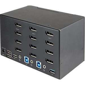 StarTech.com SV231QDPU34K. Tastatur Porttyp: USB, Maus Porttyp: USB, Video Porttyp: DisplayPort. HD type: 4K Ultra HD, Max