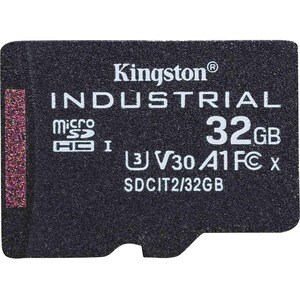 Kingston Industrial SDCIT2 32 GB Class 10/UHS-I (U3) V30 microSDHC - 3 Year Warranty