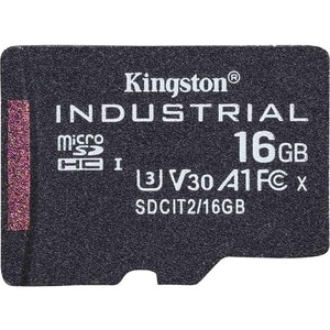 16GB MICROSDHC INDUSTRIAL C10 A1 PSLC CARD SINGLEPACK W/O ADPT