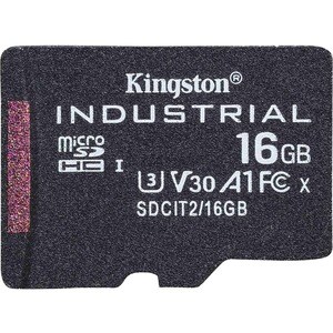microSDHC Kingston Industrial SDCIT2 - 16 GB - Classe 10 di tipo UHS-I (U3) - V30