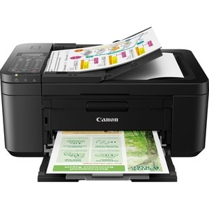 Canon PIXMA TR4650 Wireless Inkjet Multifunction Printer - Colour - Black - Copier/Fax/Printer/Scanner - 4800 x 1200 dpi P