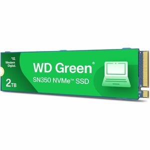 WD Green SN350 WDS200T3G0C 2 TB Solid State Drive - M.2 2280 Internal - PCI Express NVMe - 3200 MB/s Maximum Read Transfer