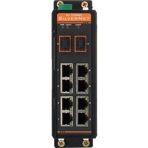 SilverNet Series 7 8 Ports Manageable Ethernet Switch - Gigabit Ethernet - 10/100/1000Base-T, 100/1000Base-X - 2 Layer Sup
